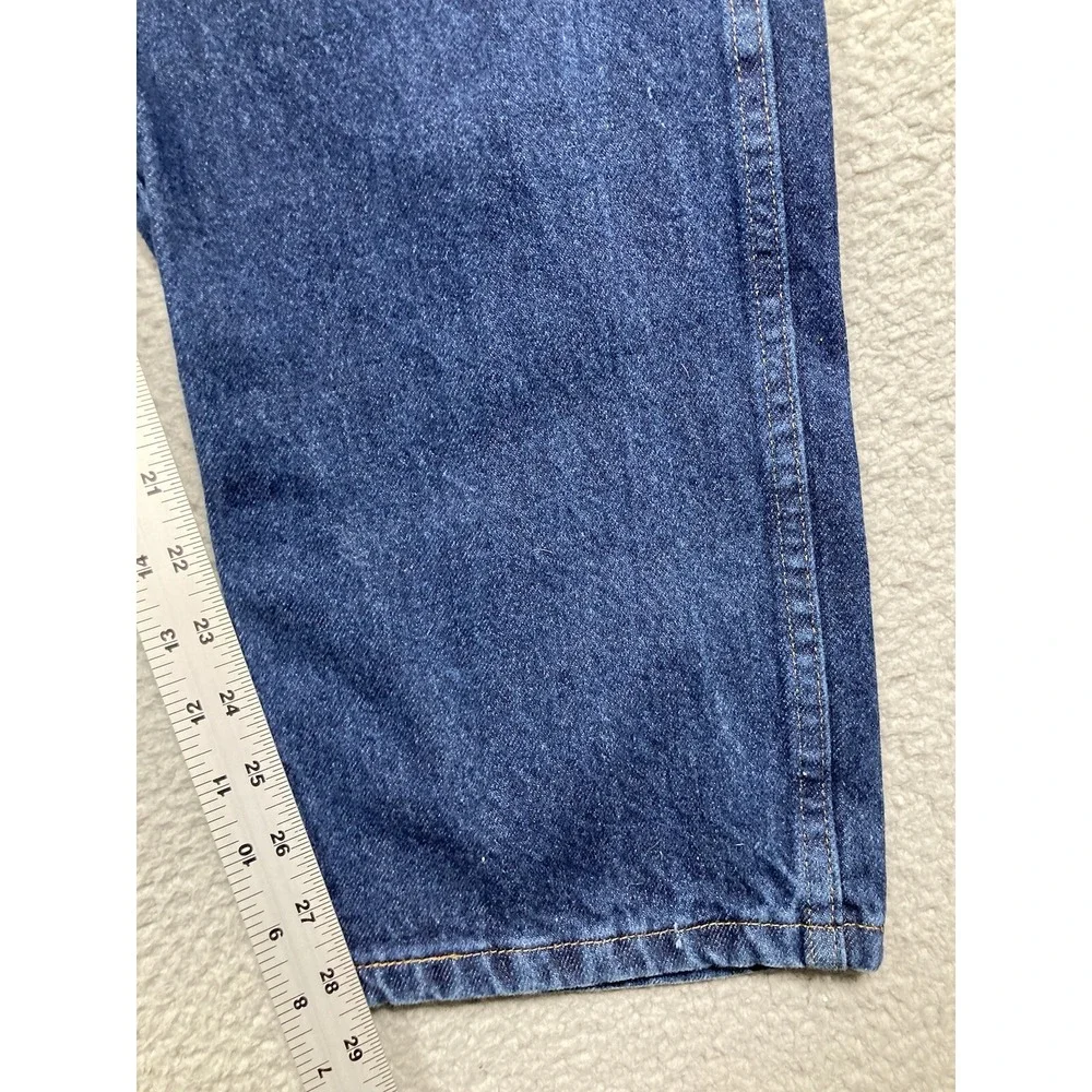 Rustler Jeans Mens 40x32 Blue Dark Wash Straight Leg Western Rodeo‎ Cowboy Denim